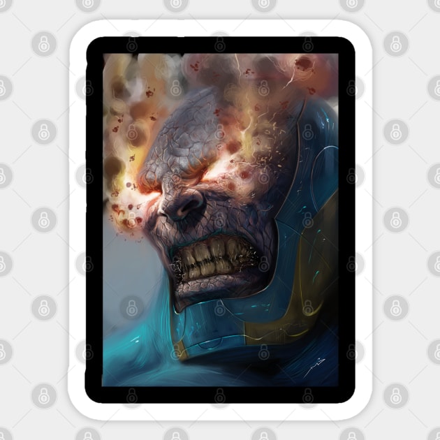 DARKSEID Sticker by OKVLT